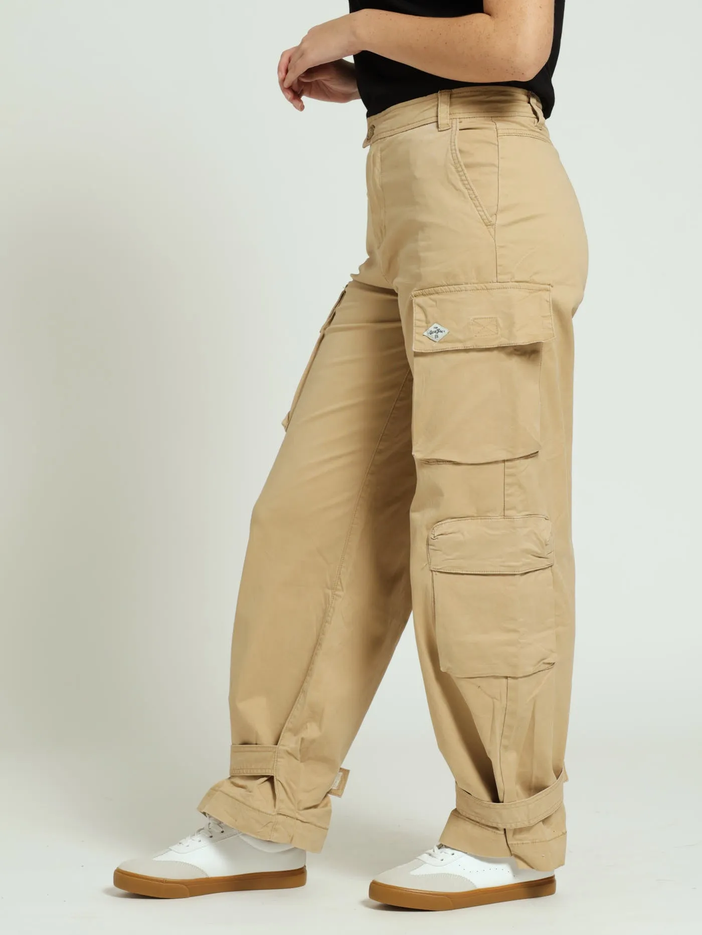 Stretch Twill Straight Leg Cargo Pants - Khaki sold by Edgars product image thumbnail 2