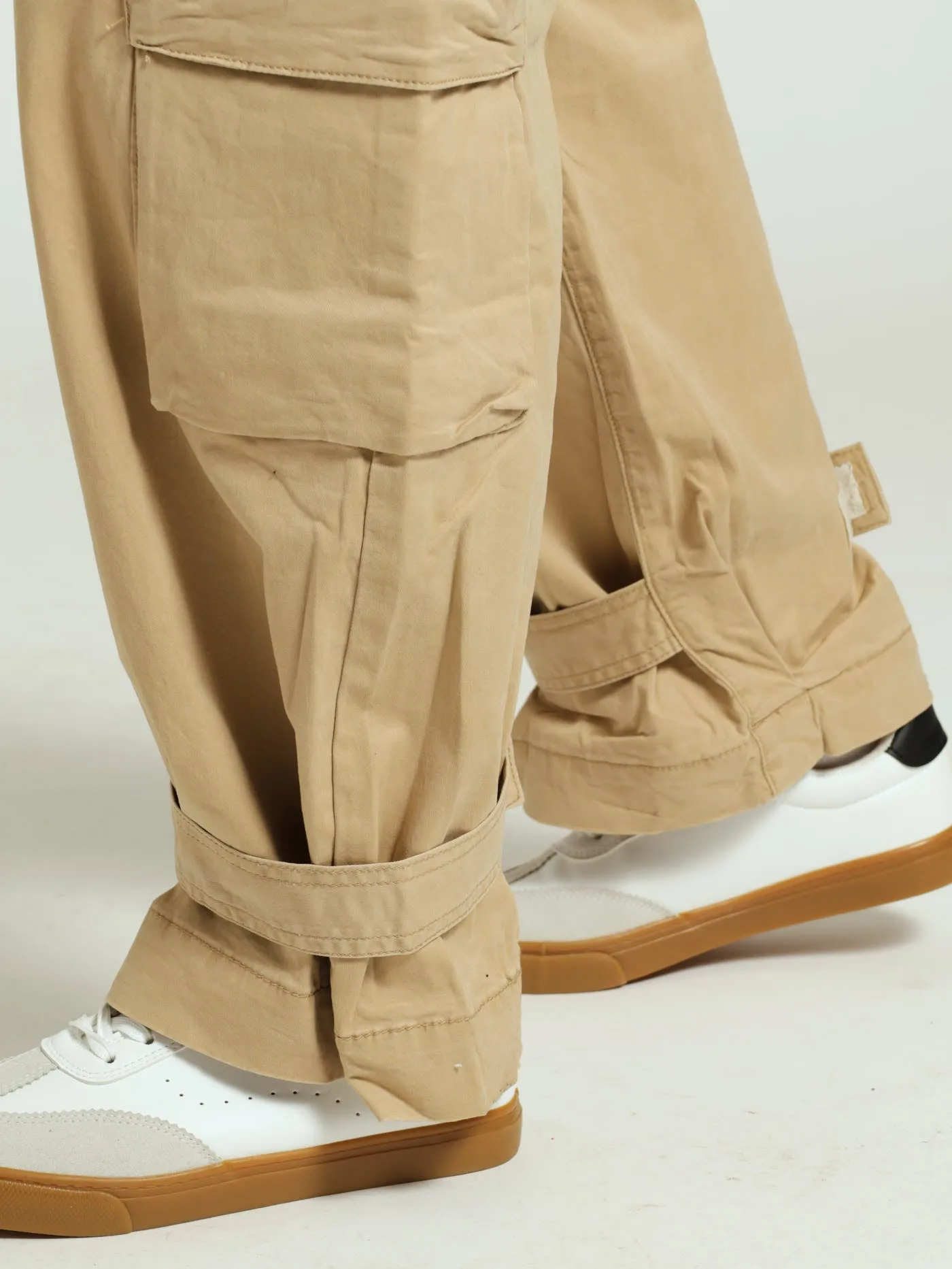 Stretch Twill Straight Leg Cargo Pants - Khaki sold by Edgars product image thumbnail 4