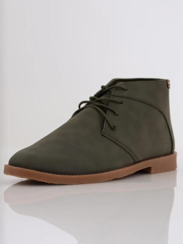 Men's Zaxel Leisure Shoe - Olive sold by Edgars
