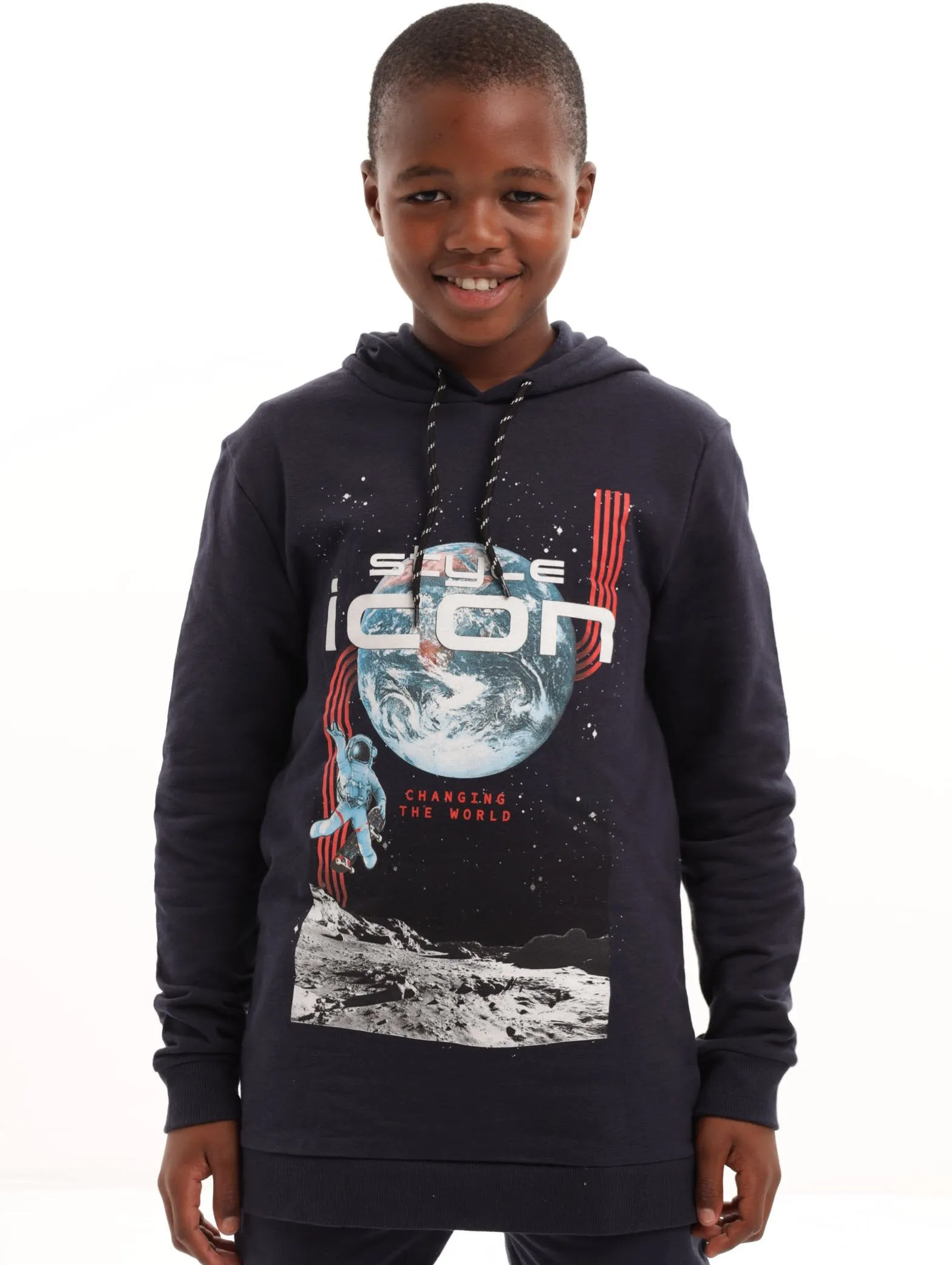 Boys World Icon Hoody - Blue sold by Edgars
