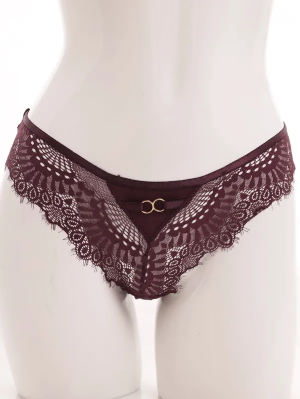 Ladies Single Brazilian Panty - Grape sold by Edgars