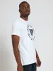 Printed Tri Tee - White sold by Edgars