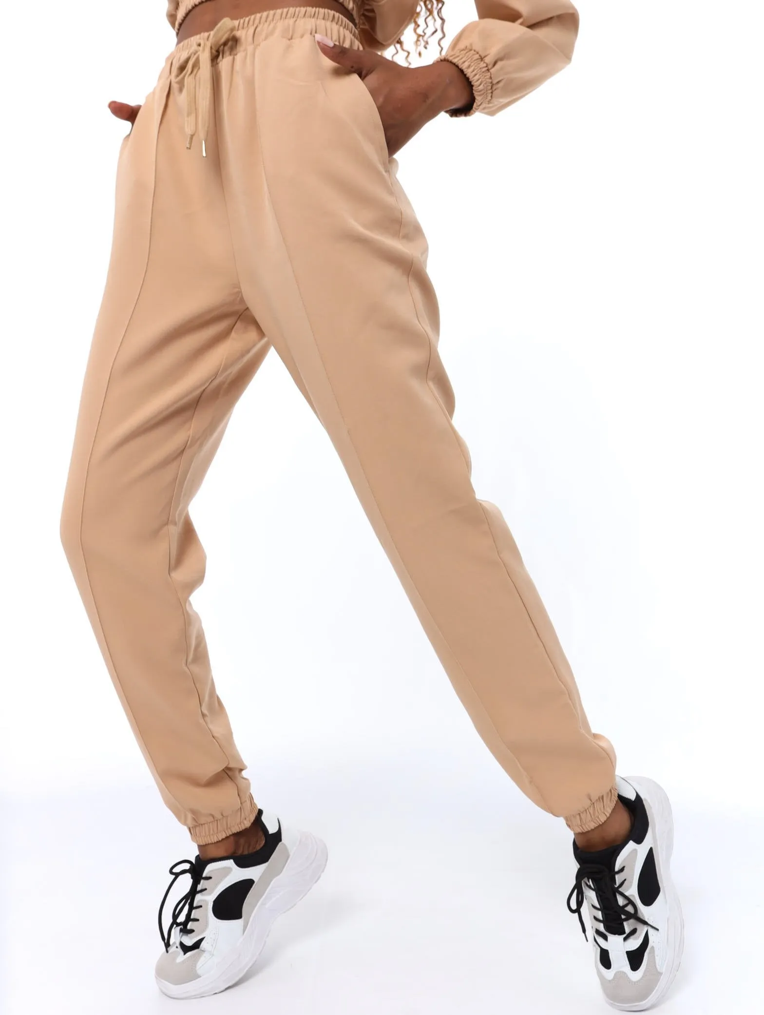 Ladies Pintuck Denim Corduroy Jogger sold by Edgars