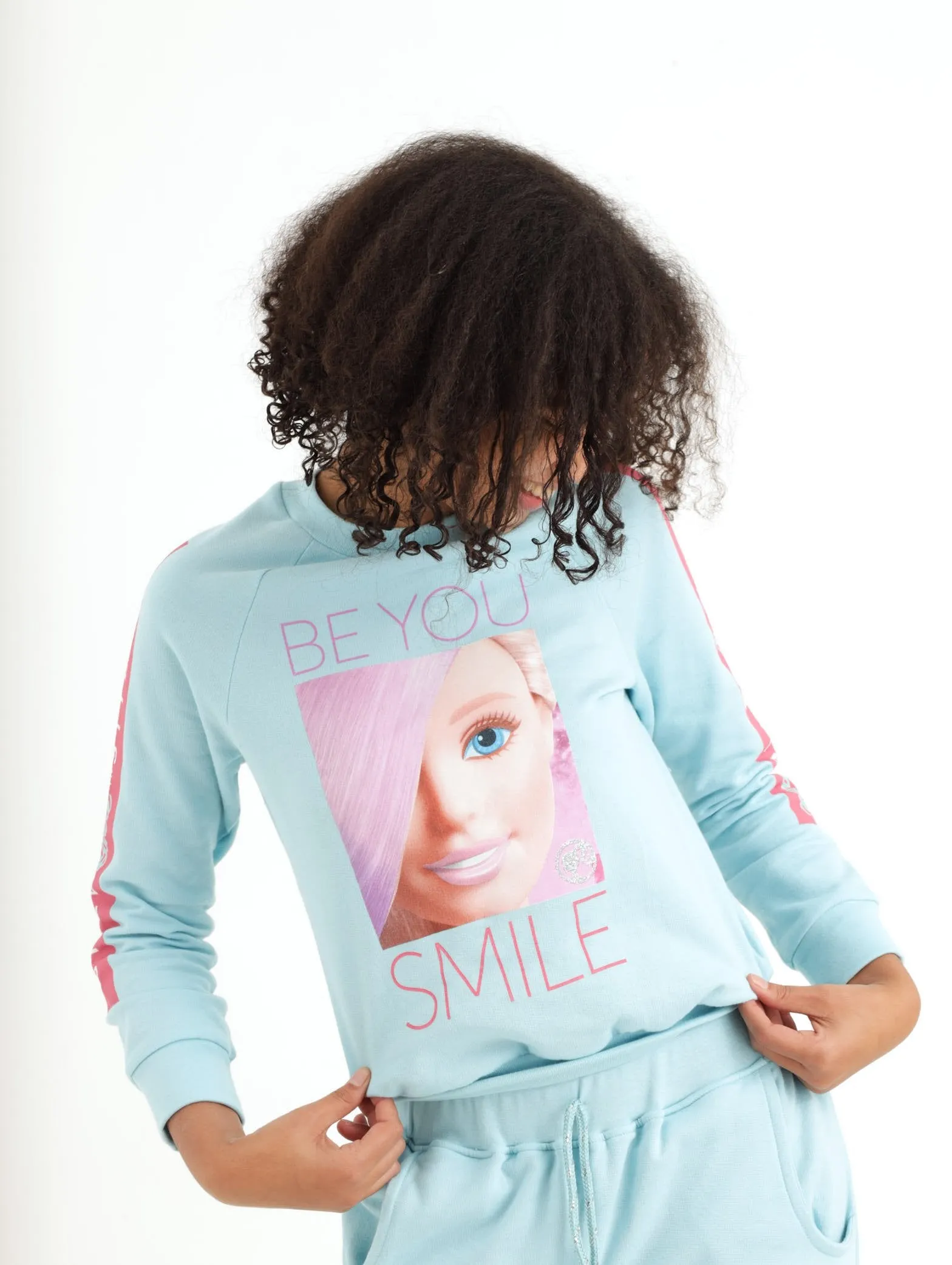 Girls Barbie Fleece Top - Mint sold by Edgars