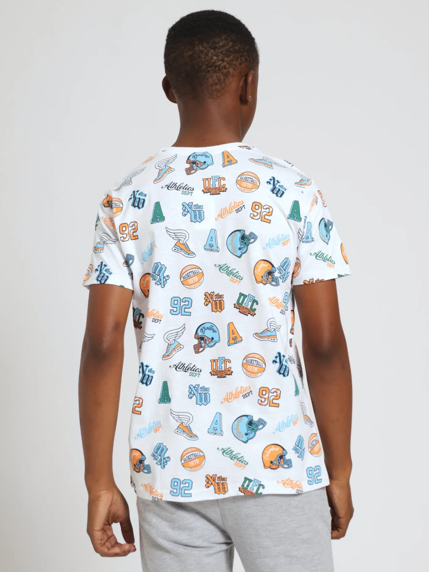 Boys Sports Tee - White sold by Edgars product image thumbnail 3