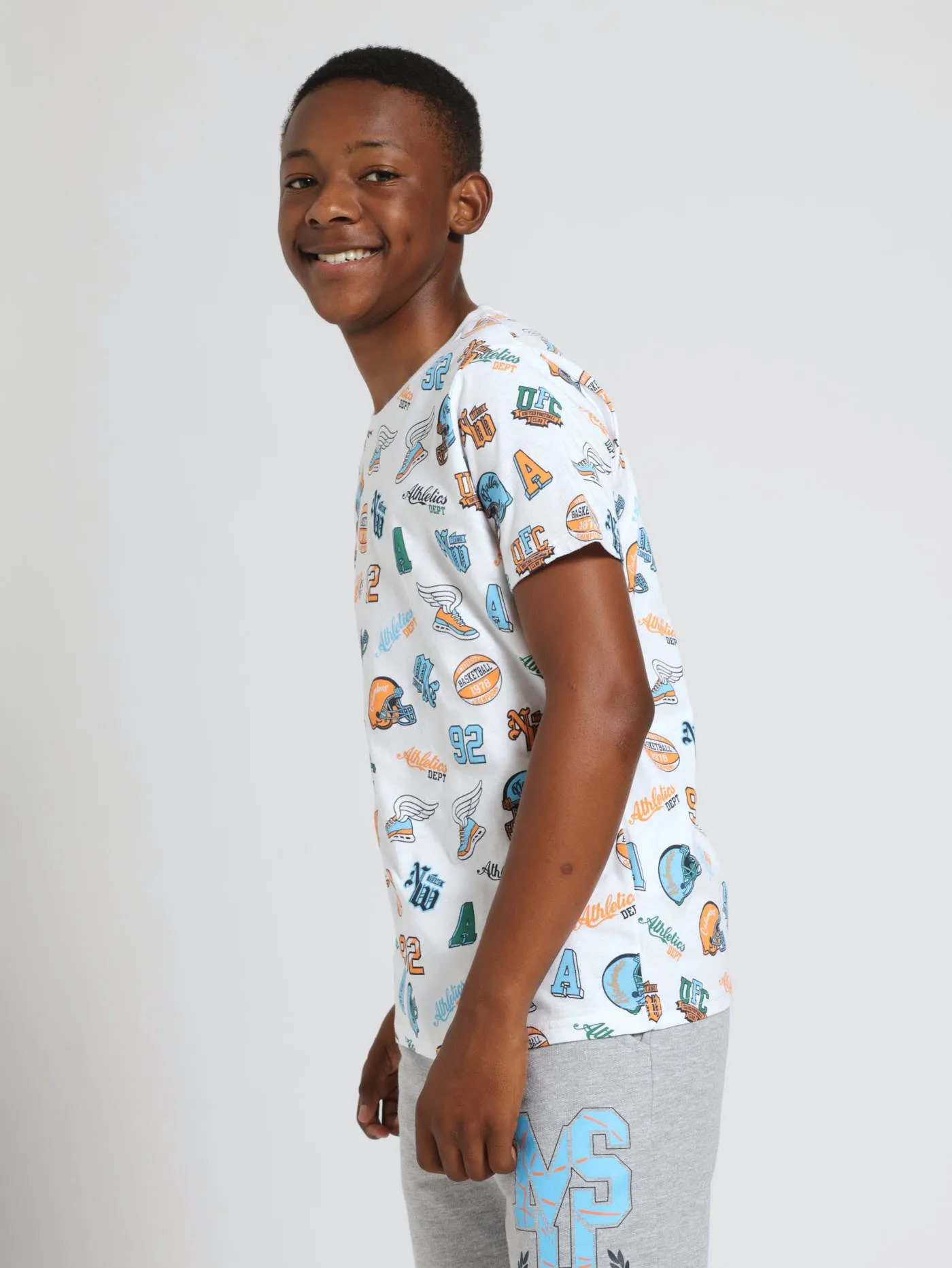 Boys Sports Tee - White sold by Edgars product image thumbnail 2