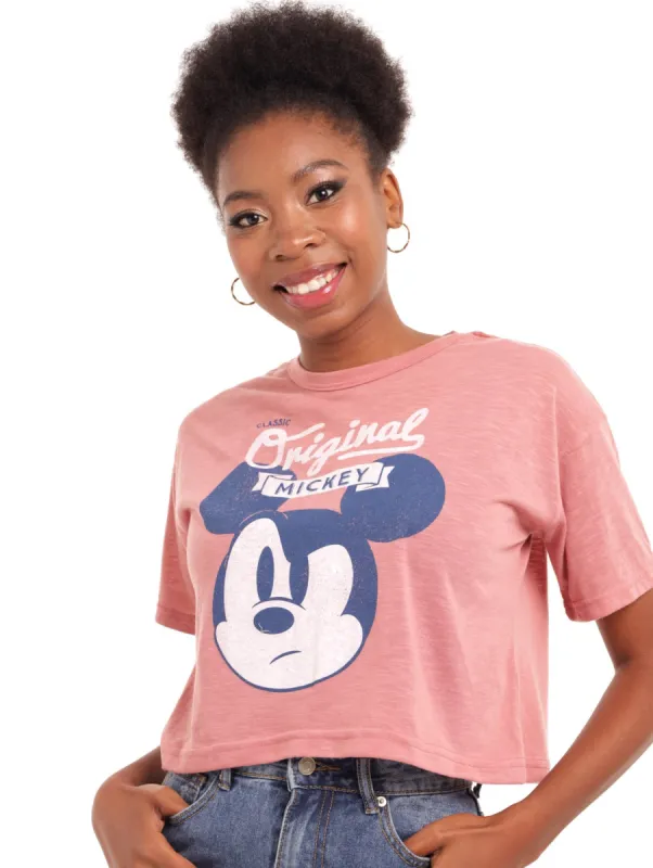 Short Sleeve Mickey Top - Blush made by Legit