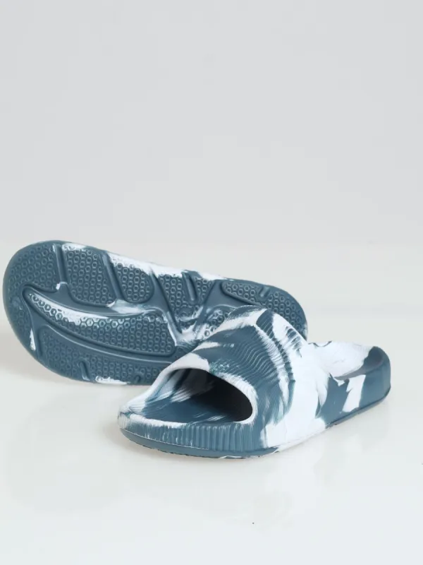 Boys 3D Moulded Slide - Blue made by Edgars