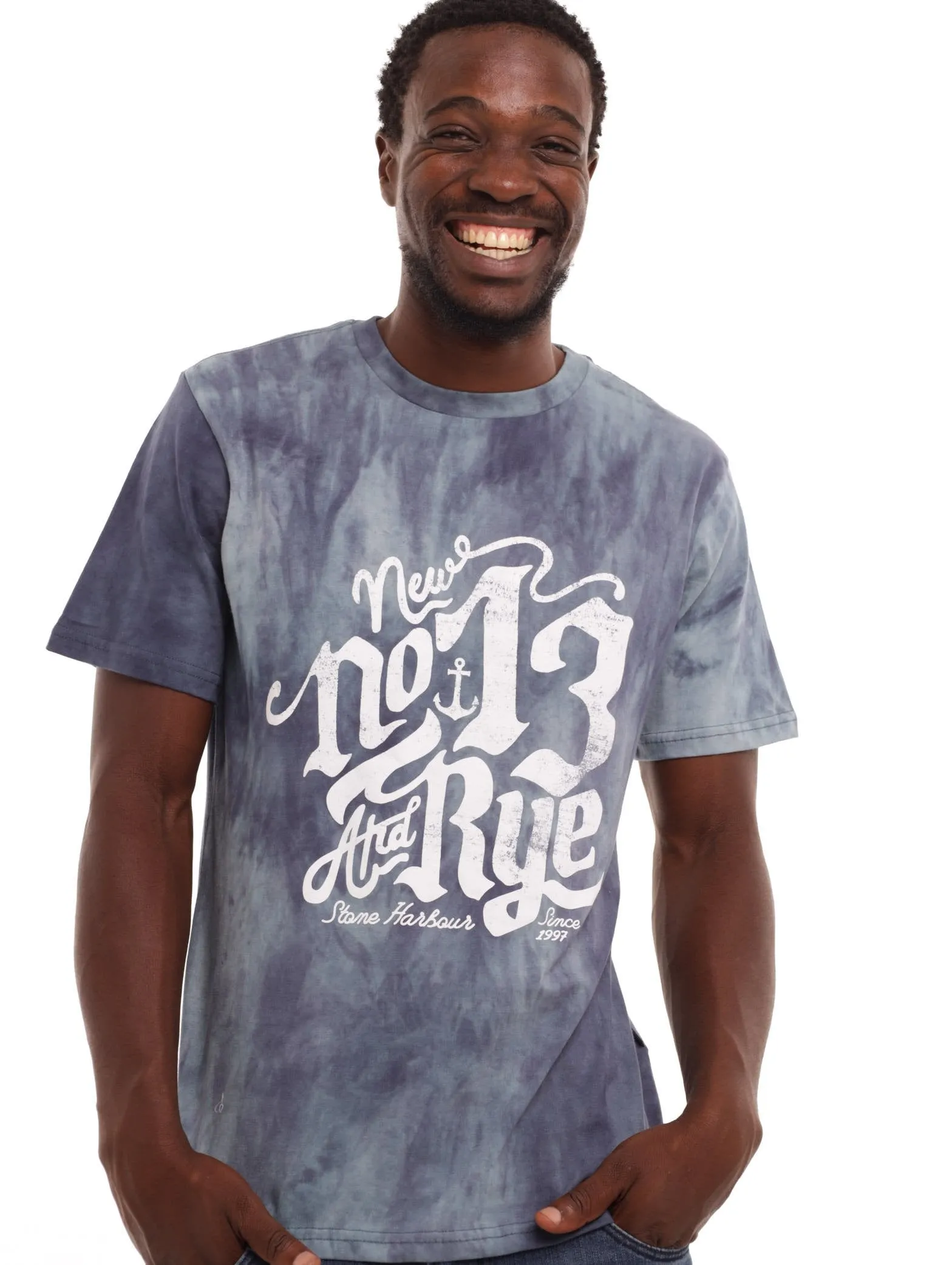 Men's Spectra Rock Tee - Mid Blue sold by Edgars