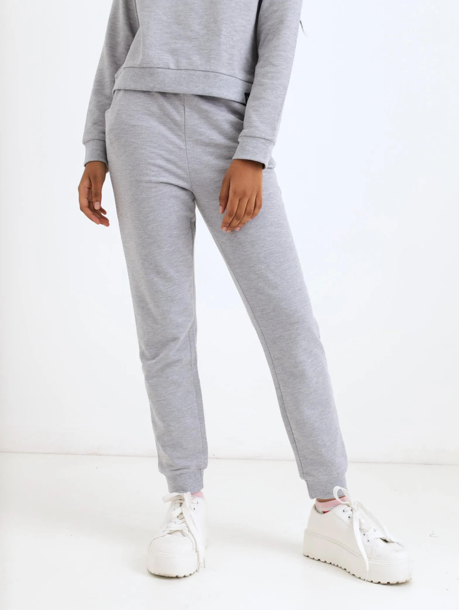 Girls Fleece Pant - Grey Melange sold by Edgars