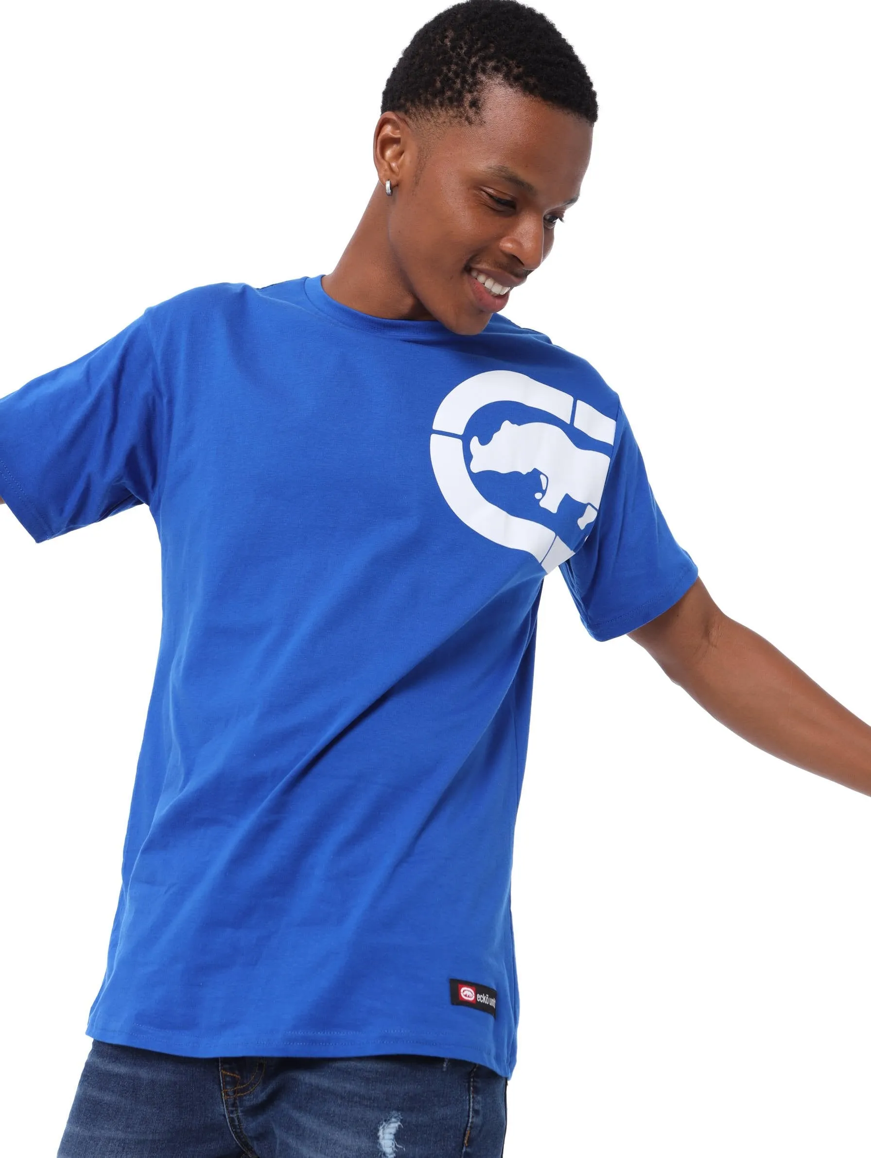 Men's Overheart Rhino Tee - Blue sold by Edgars