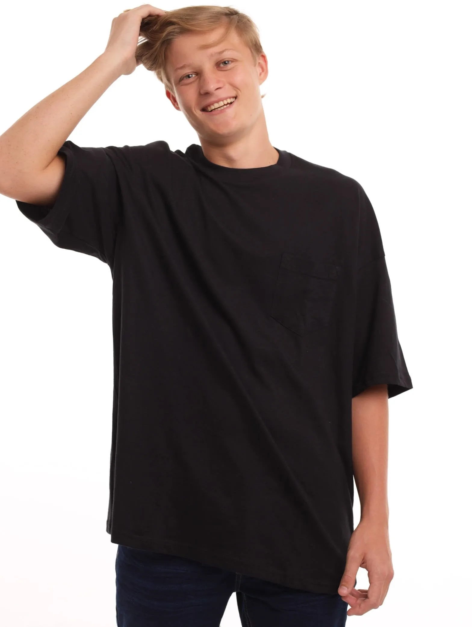 Men's Oversized Tee - Black sold by Edgars