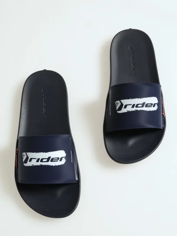 Boys Rider Pool Slide - Black/White sold by Edgars