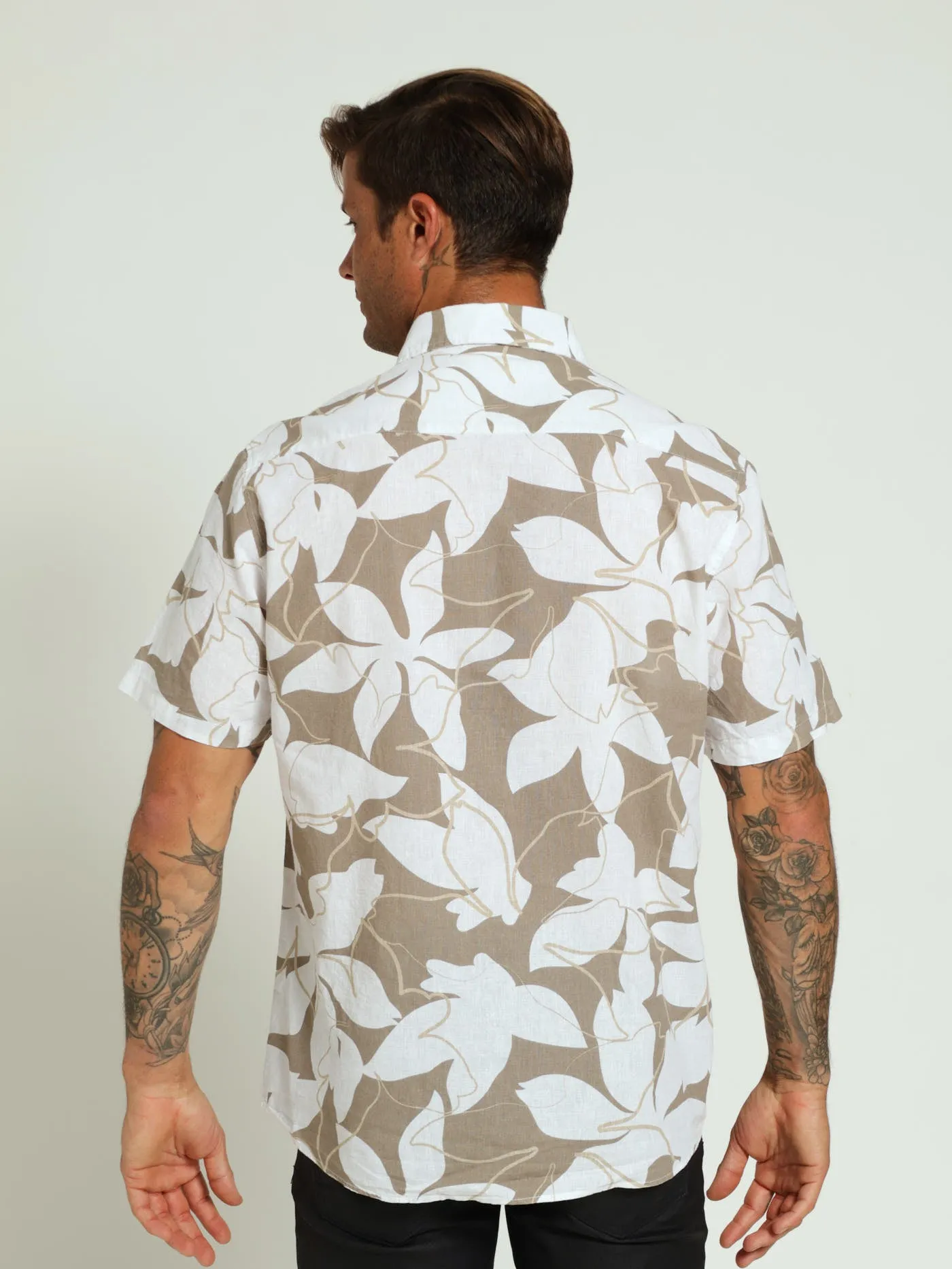 Abstract Print Shirt - Camel sold by Edgars product image thumbnail 3