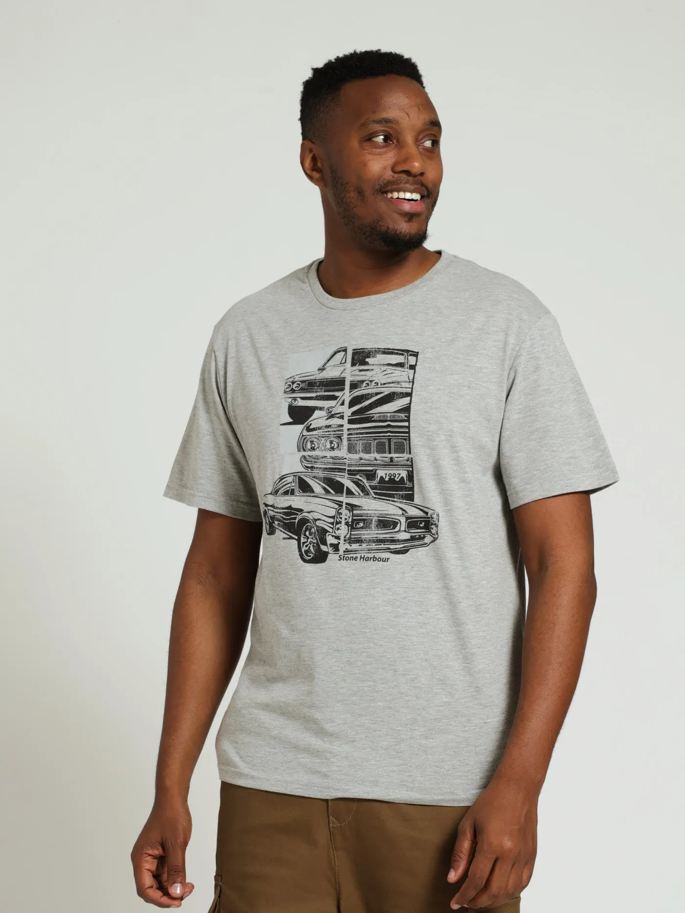 Cars Tee - Grey Melange sold by Edgars