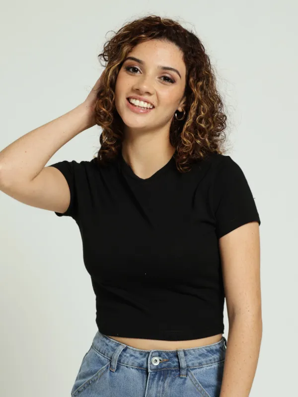 Basic Tee - Black sold by Edgars 