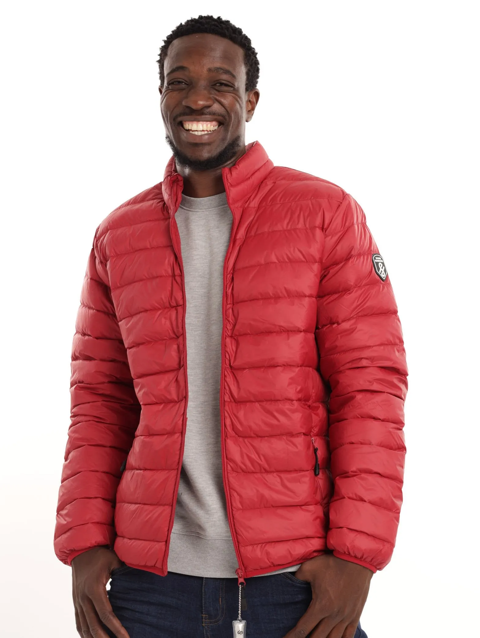 Men's Down Puff Jacket - Red sold by Edgars