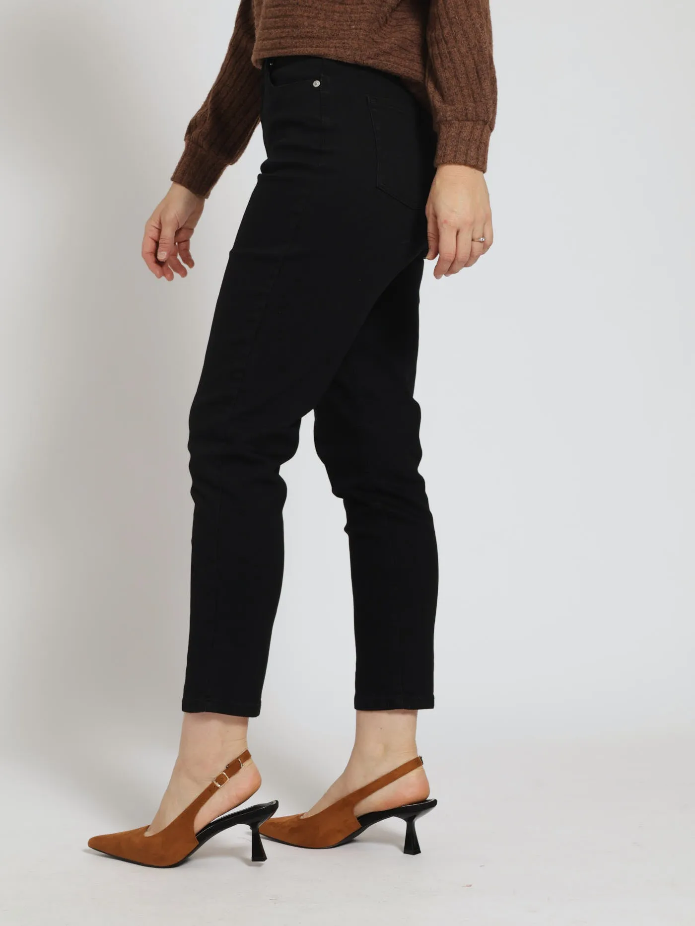 Hi Waist Super Soft Mom Jean - Black sold by Edgars product image thumbnail 2