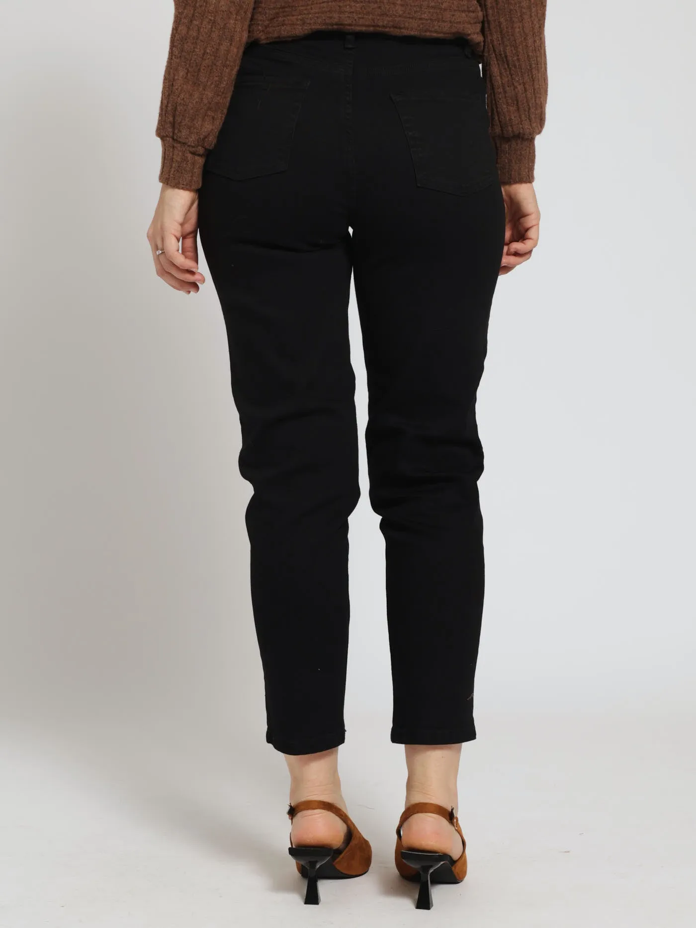 Hi Waist Super Soft Mom Jean - Black sold by Edgars product image thumbnail 4