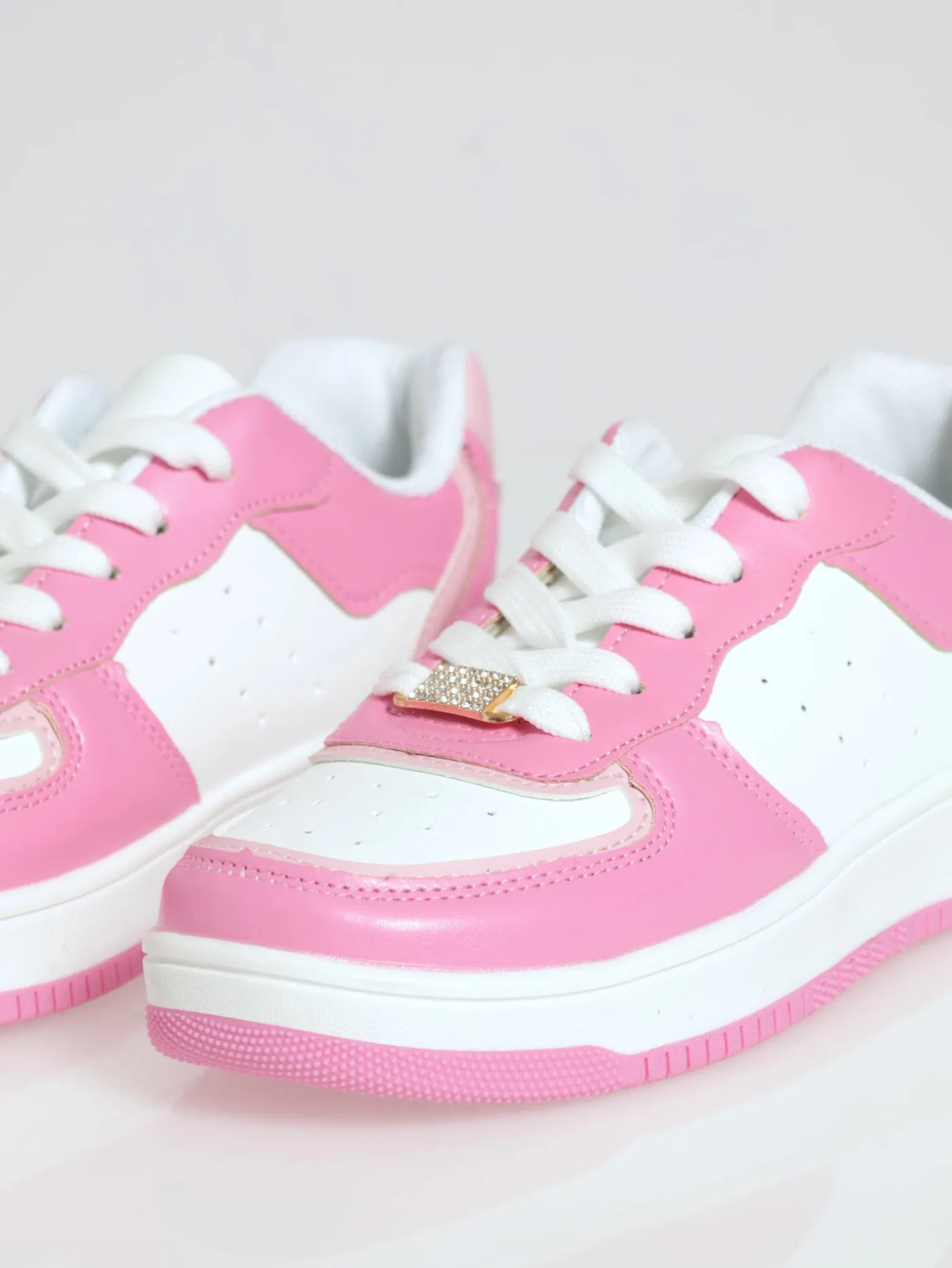 Girls Court Sneaker - White/Pink sold by Edgars product image thumbnail 2