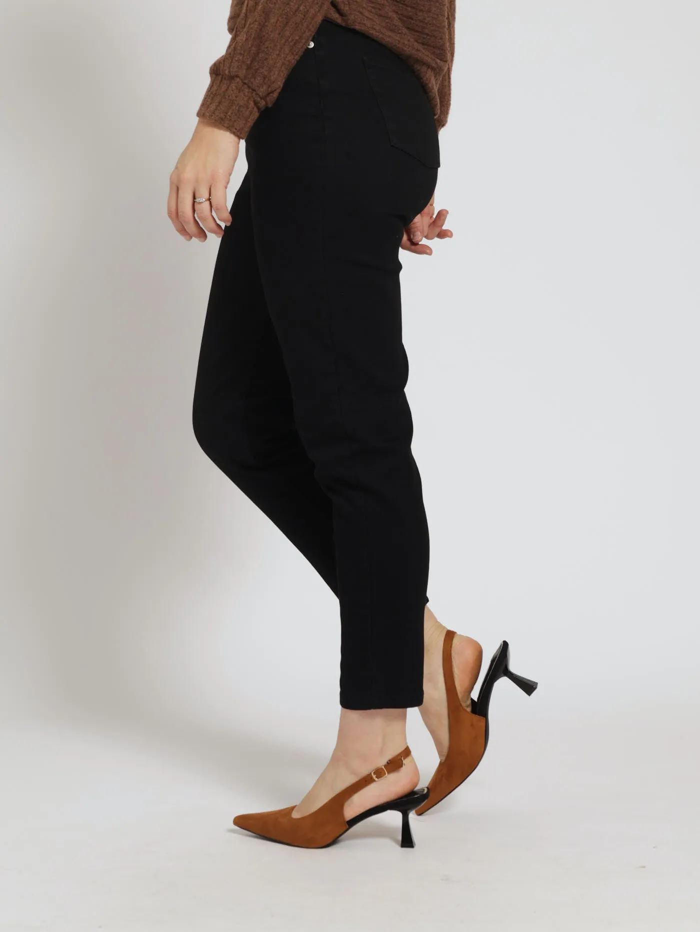 Hi Waist Super Soft Mom Jean - Black sold by Edgars product image thumbnail 3