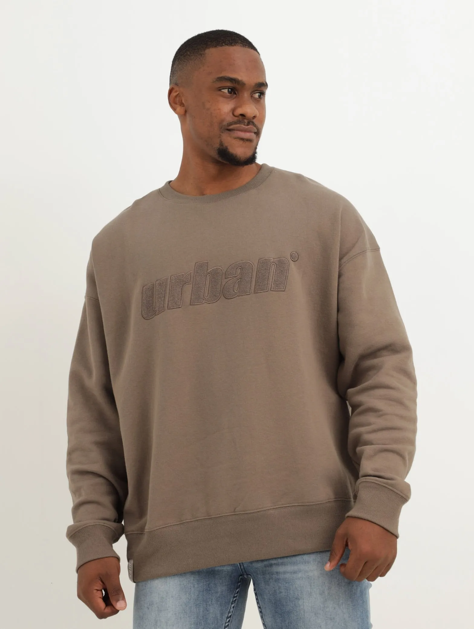 Men's Crew Tee - Brown sold by Edgars