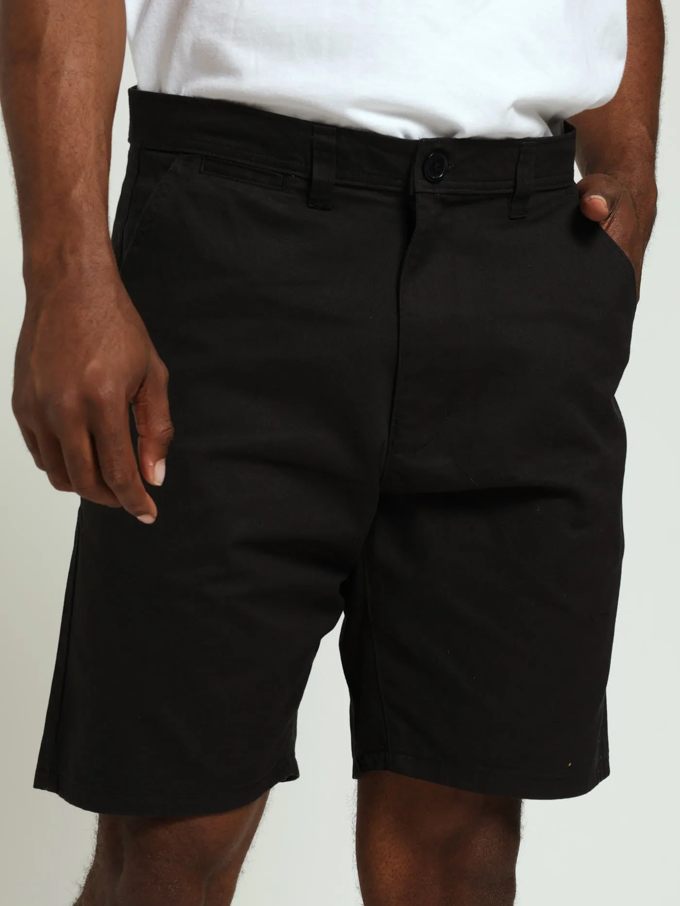 Chino Shorts - Black sold by Edgars
