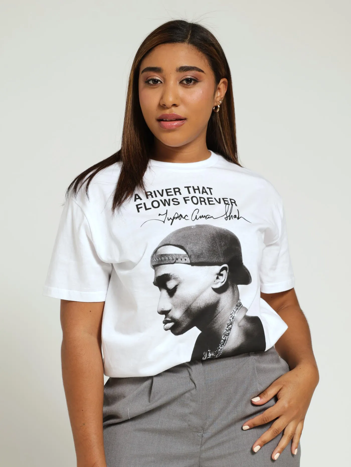 Oversized Tee - White sold by Edgars