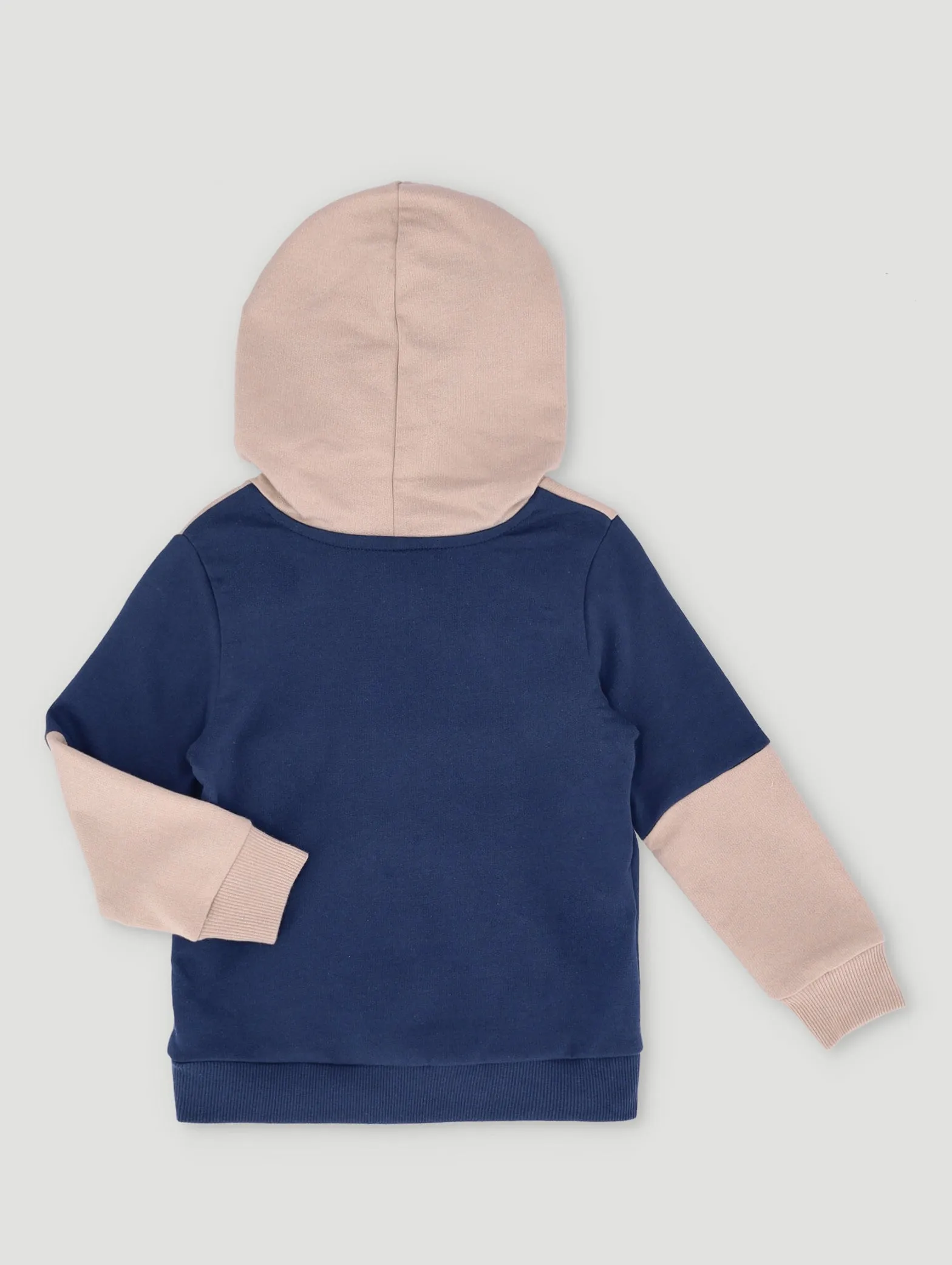 Pre-Boys Fleece Colorblock Hoody- Navy/Stone sold by Edgars product image thumbnail 2