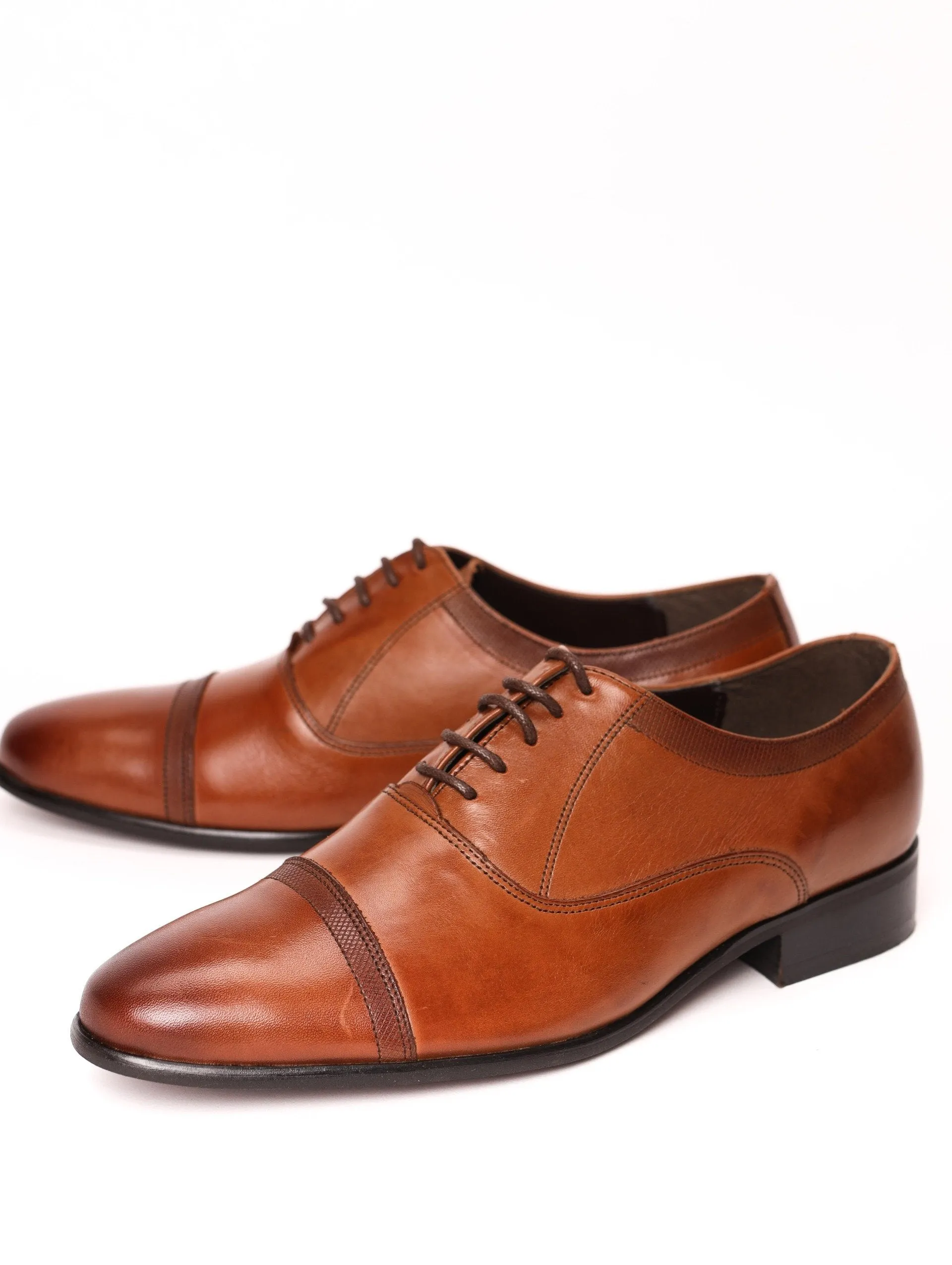 Men's Toecap Oxford Shoe - Brown sold by Edgars
