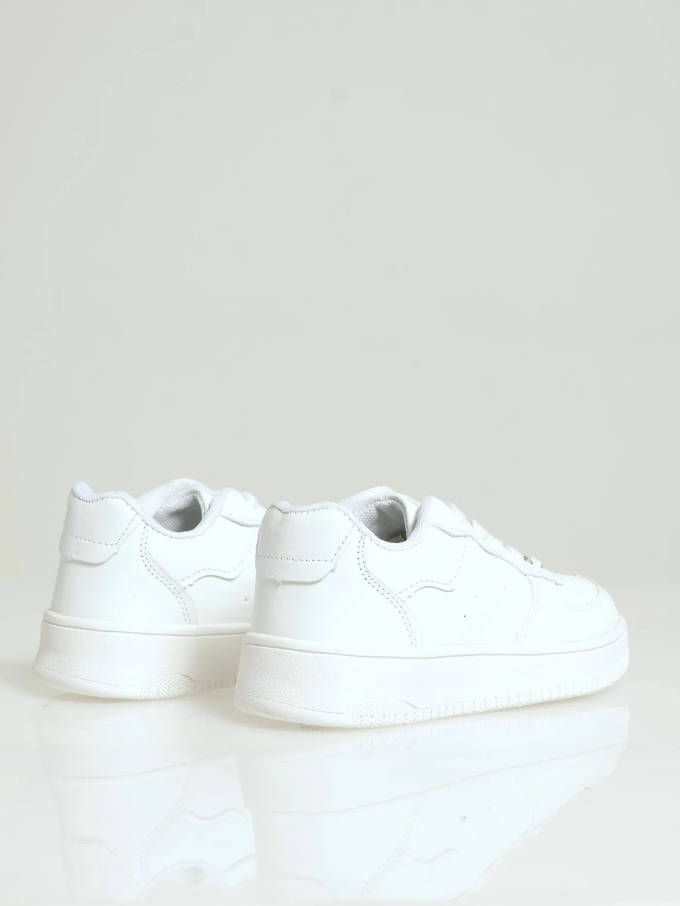Boys All White Court Sneaker sold by Edgars product image thumbnail 2