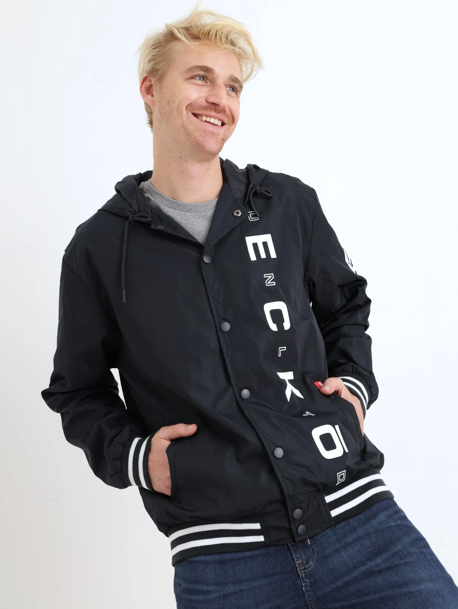 Men's Rain Jacket Tipped Rib - Navy sold by Edgars