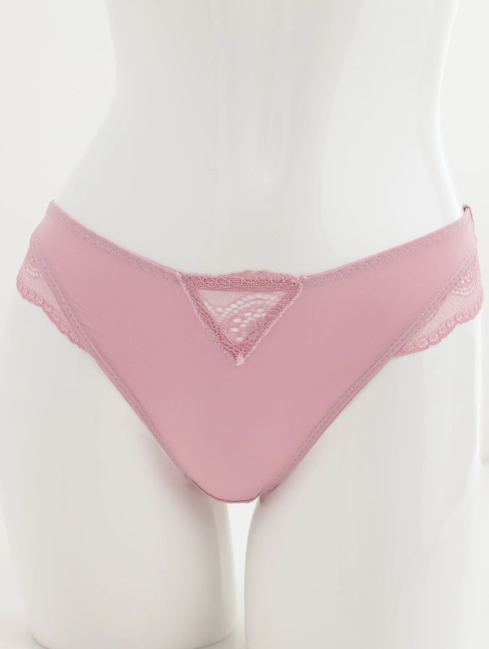 Ladies 2 Pack Angel Microfibre Brazilian Panty - Nude sold by Edgars