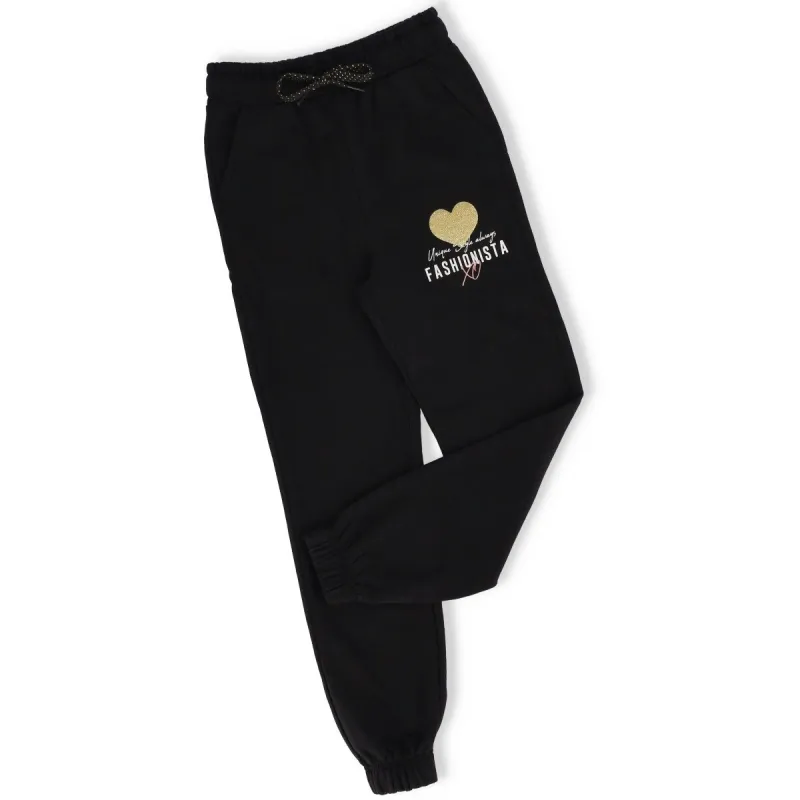 Cut-Out Wide Leg Sweatpants - Black | Parallel