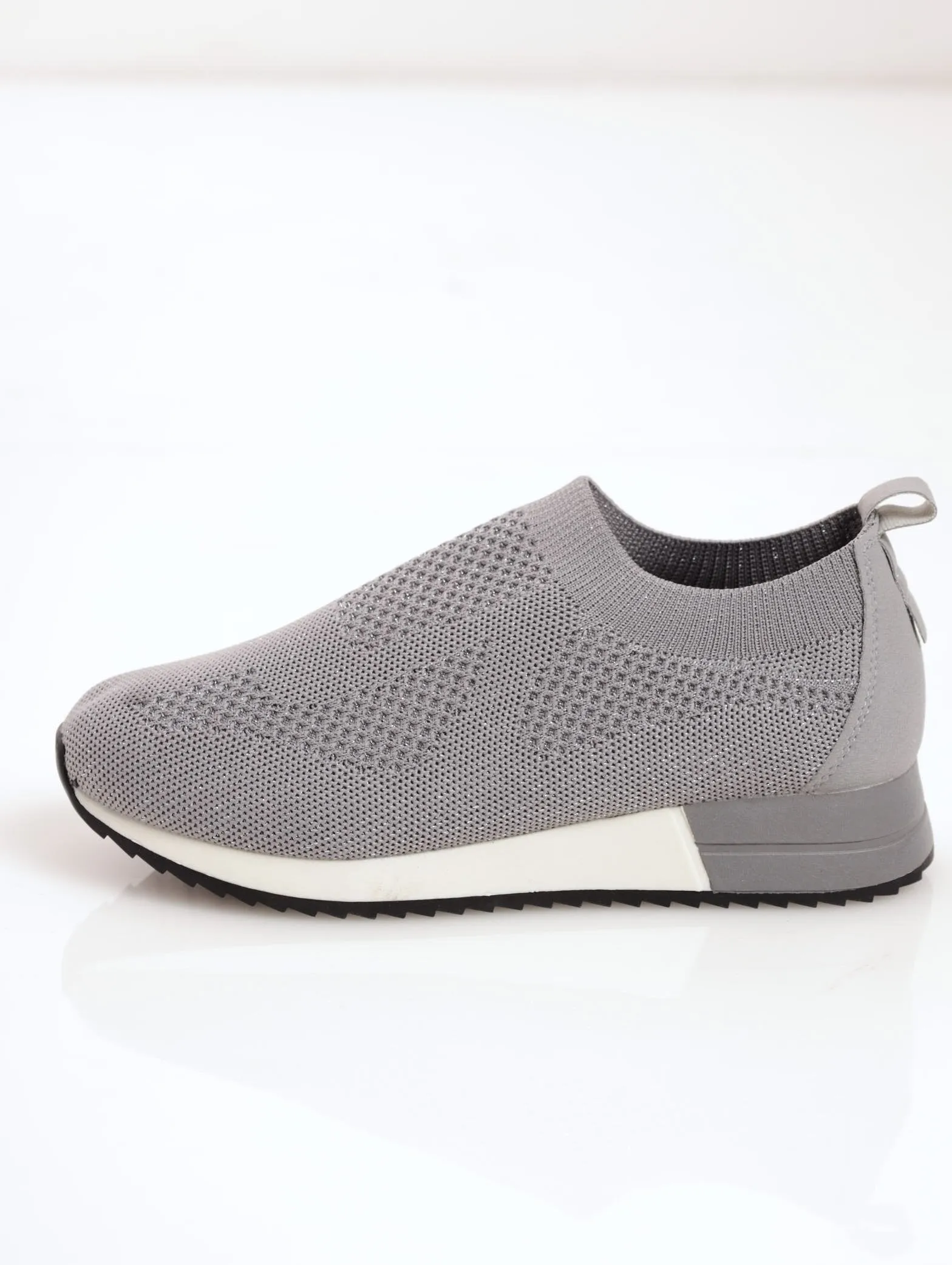 Ladies Knit retro Sneaker - Grey sold by Edgars product image thumbnail 3