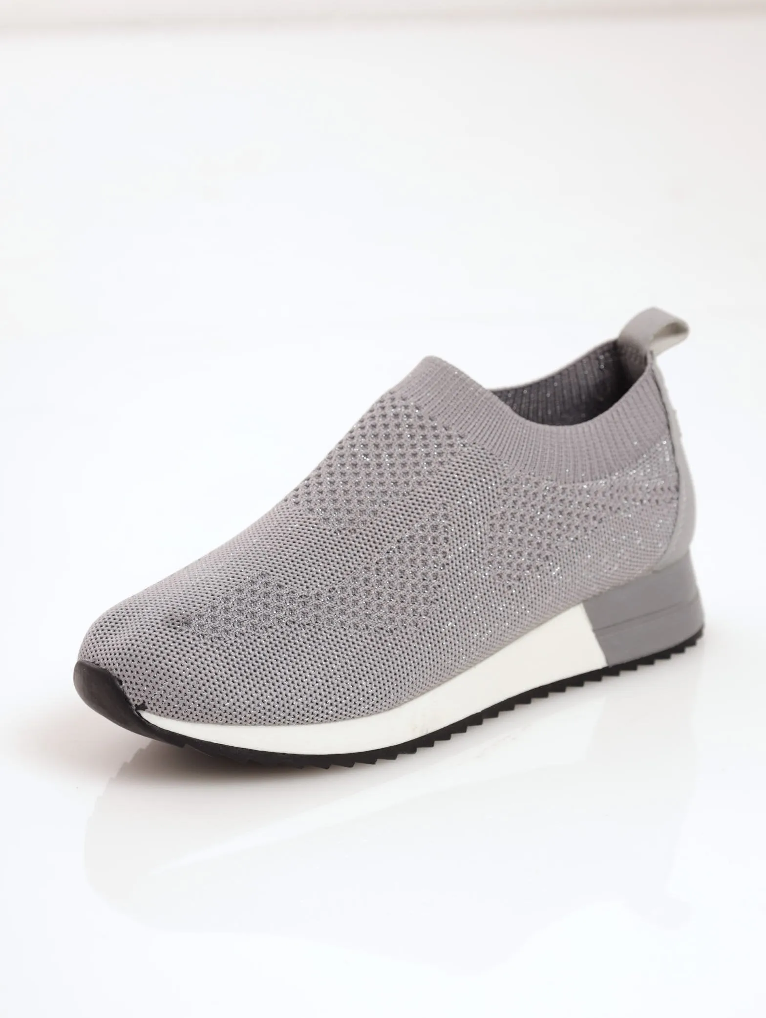 Ladies Knit retro Sneaker - Grey sold by Edgars product image thumbnail 2