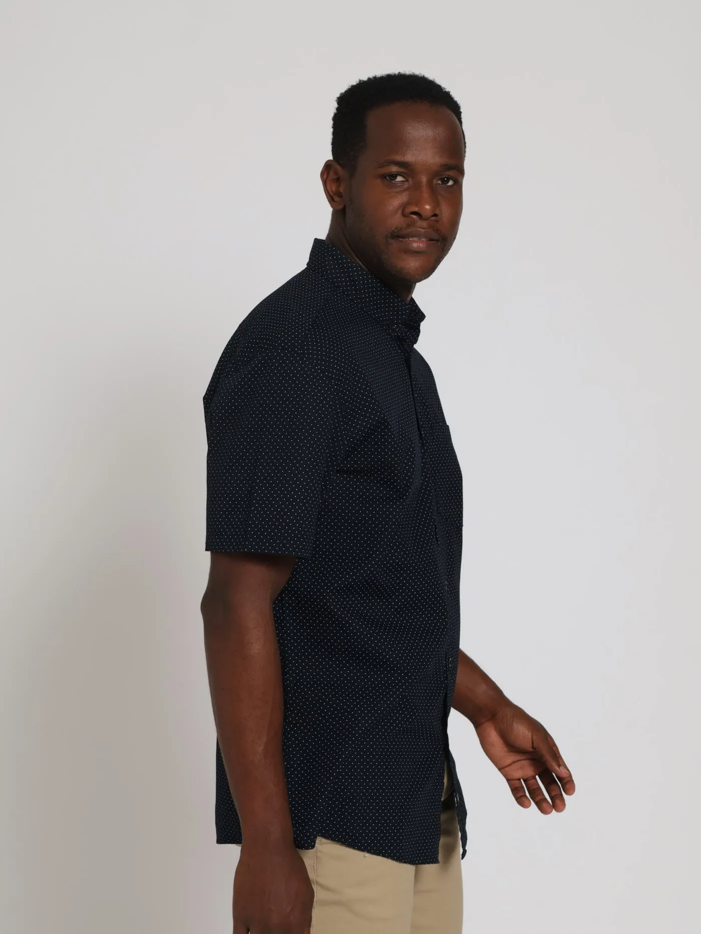 Pin Dot Shirt - Dark Navy sold by Edgars product image thumbnail 2