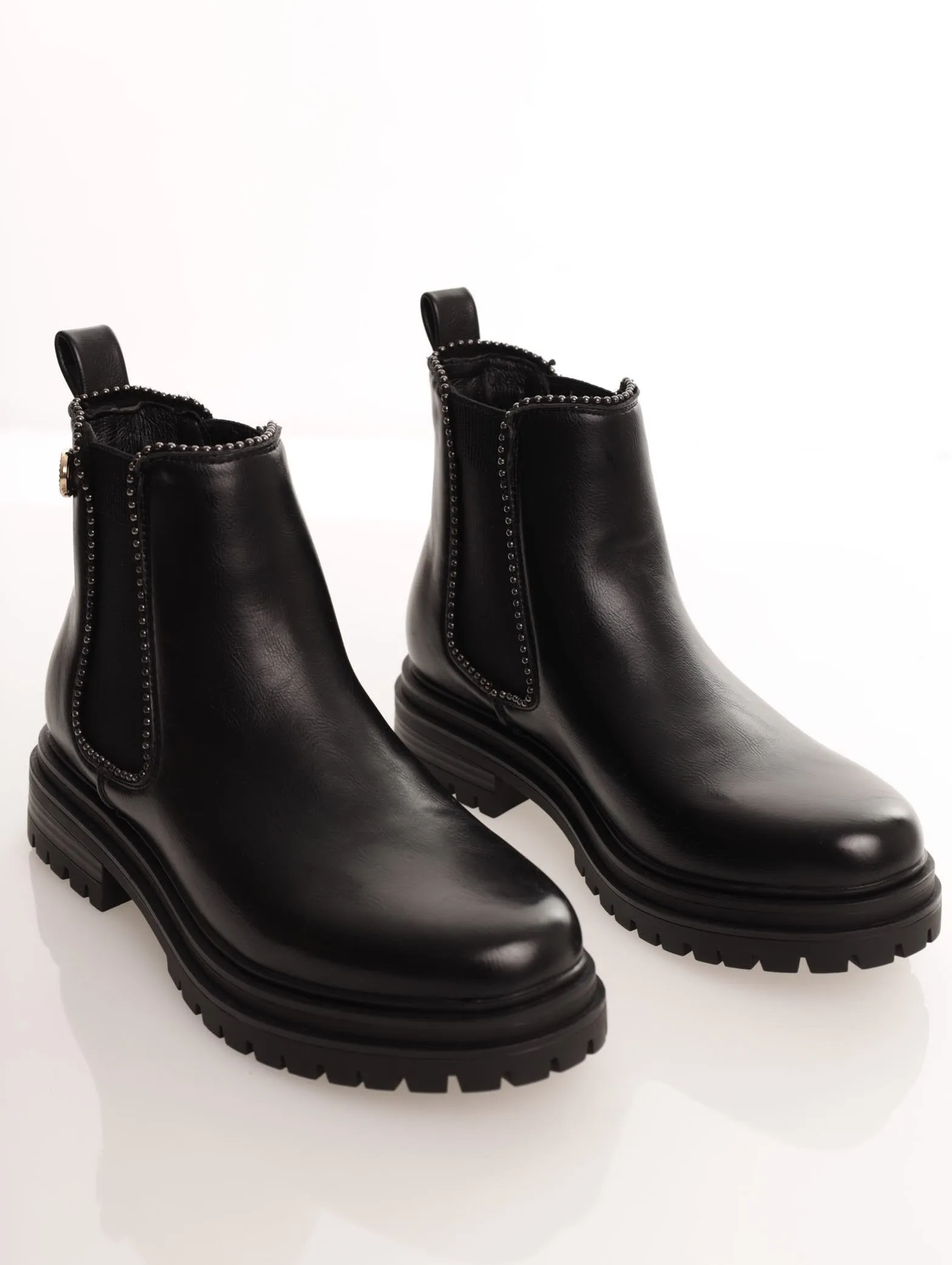 Ladies Chunked Out Boot - Black sold by Edgars