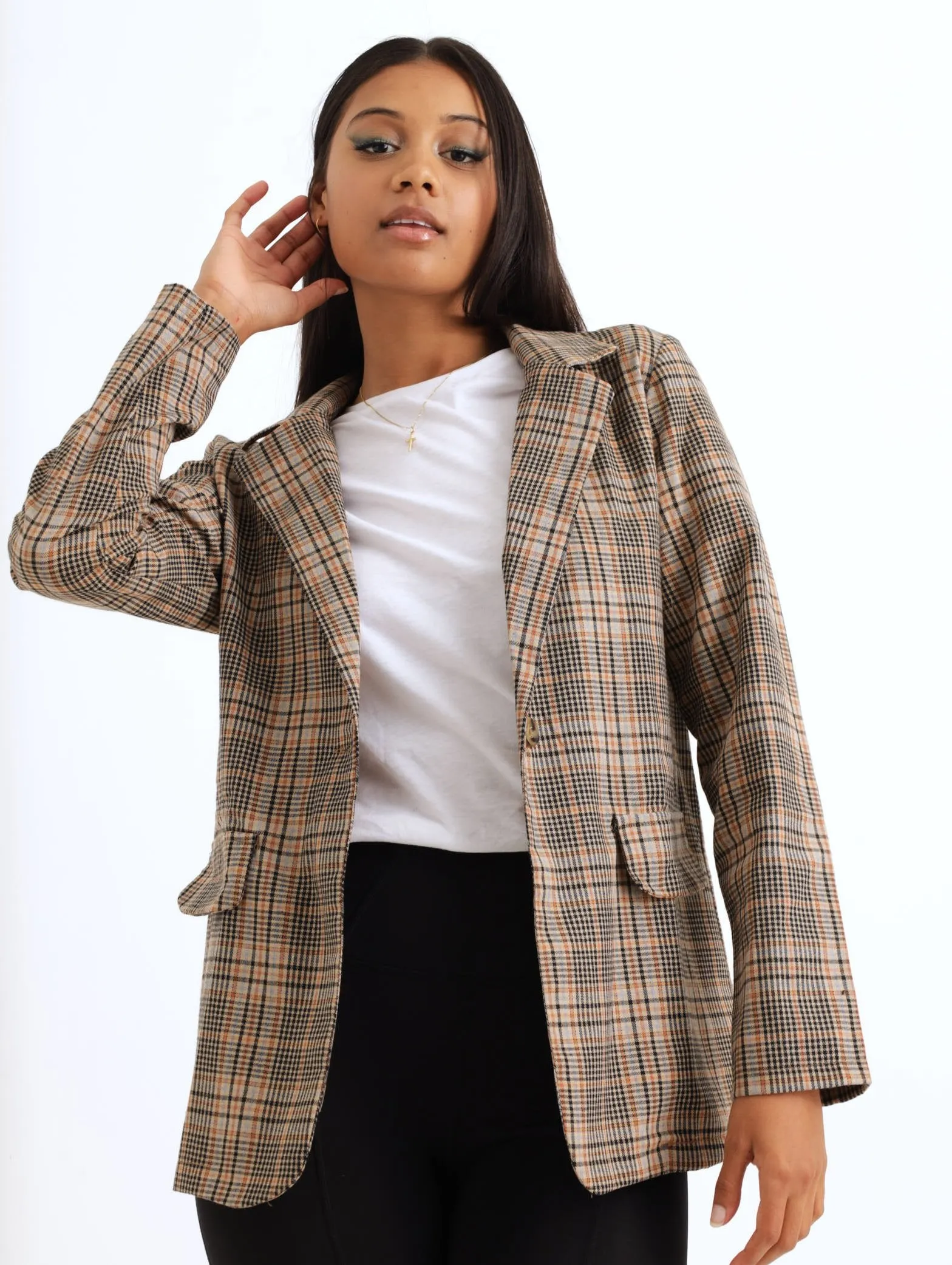 Ladies Two Slit Mini Skirt - Check sold by Edgars product image thumbnail 2