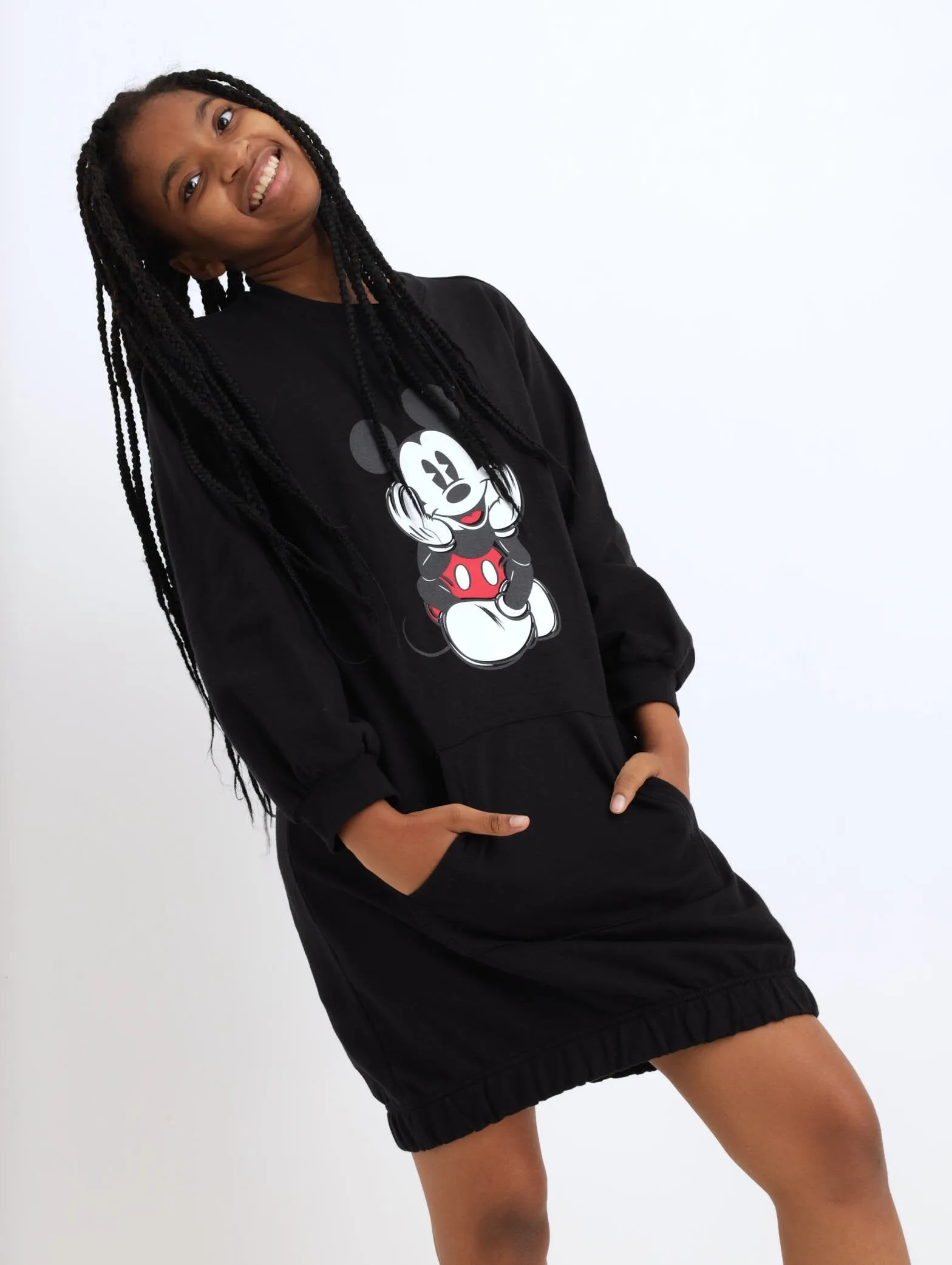 Girls Mickey Dress - Black sold by Edgars