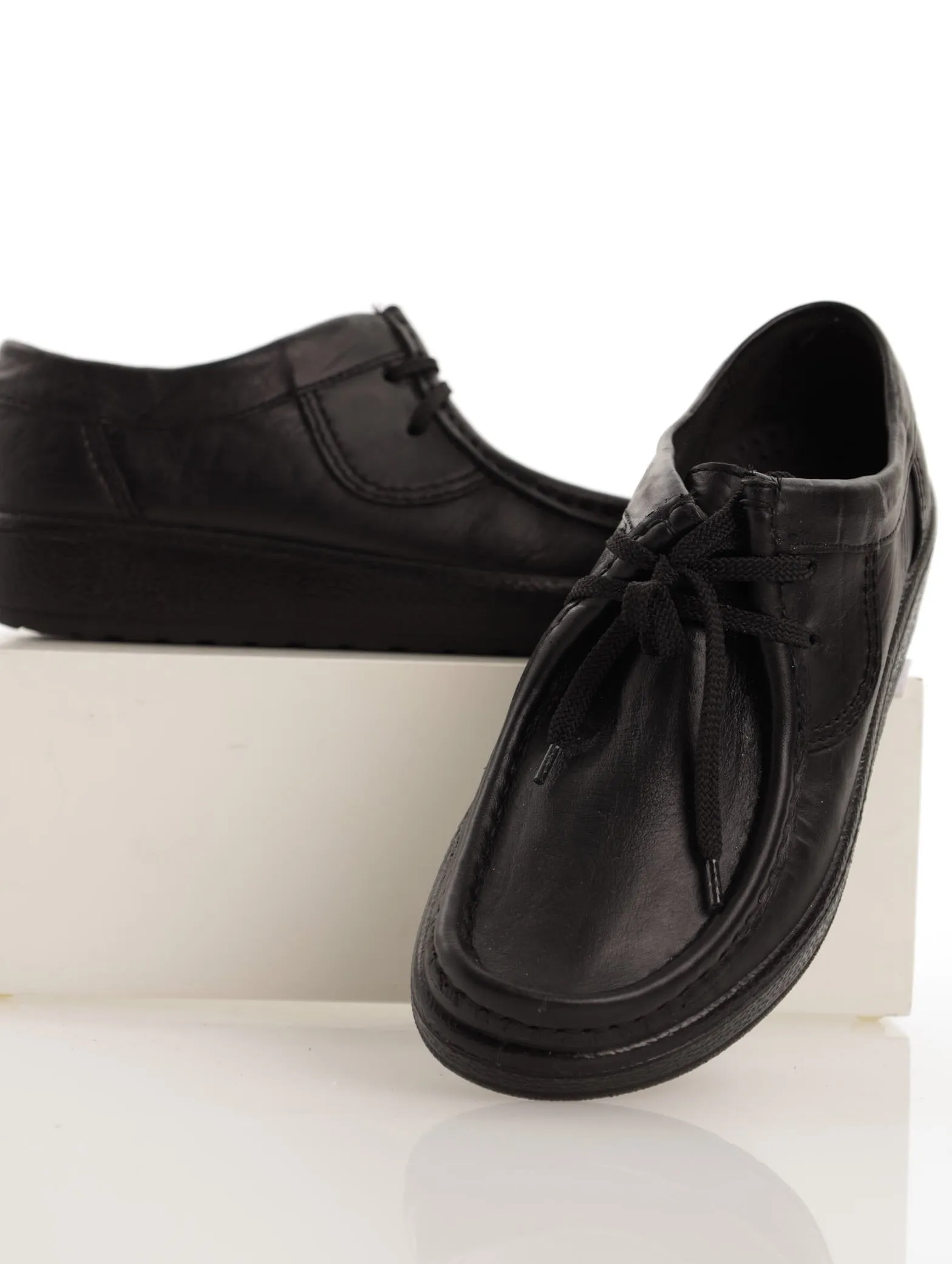 Men's Hornsby Lace Up Loafer - Black sold by Edgars