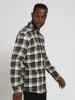 Long Sleeve Brushed Check Shirt - Olive sold by Edgars