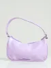 Girls Pu Flower Charm Shoulder Bag - Lilac sold by Edgars