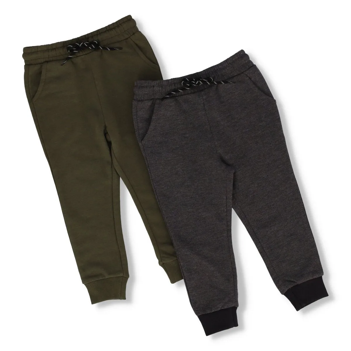 Pre-Boys 2 Pack Jogger - Charcoal sold by Edgars