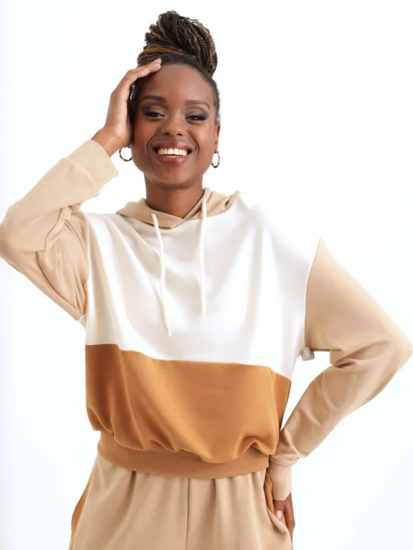 Ladies Colourblock Hoody sold by Edgars