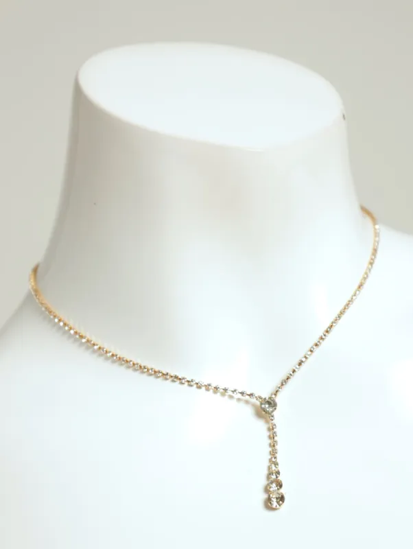 2 Pack Jewel Earring & Pendant Necklace - Gold sold by Edgars