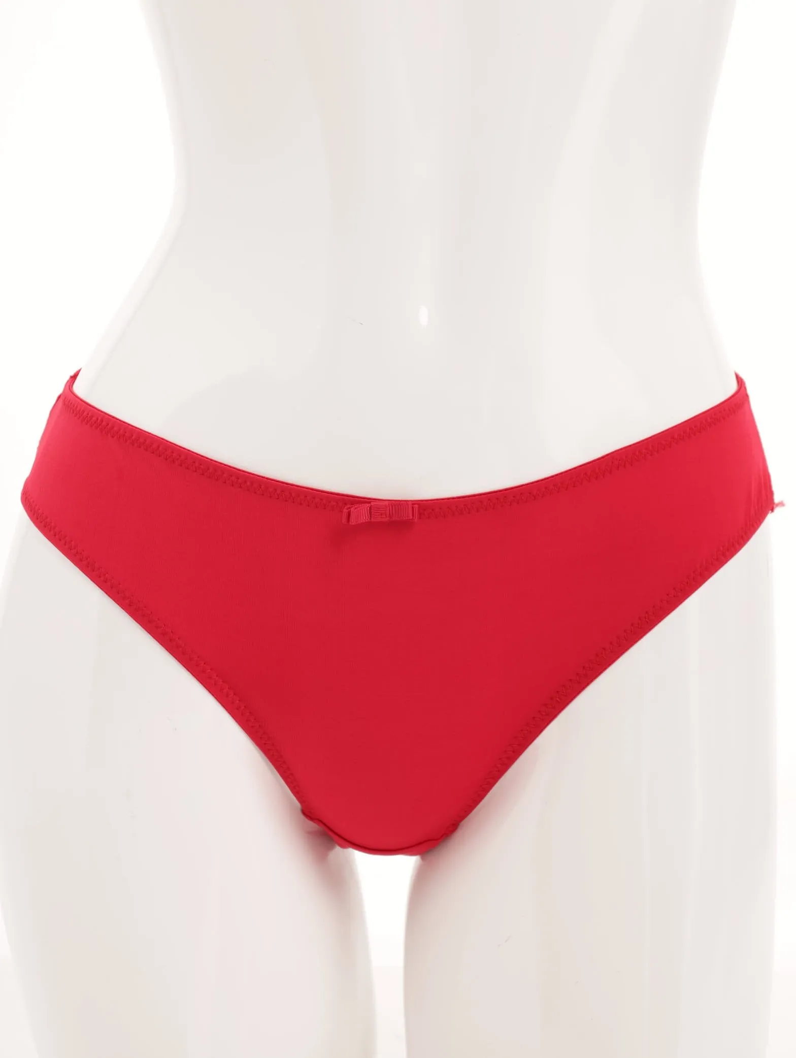 Ladies Lace Back Brazilian Panty - Red sold by Edgars
