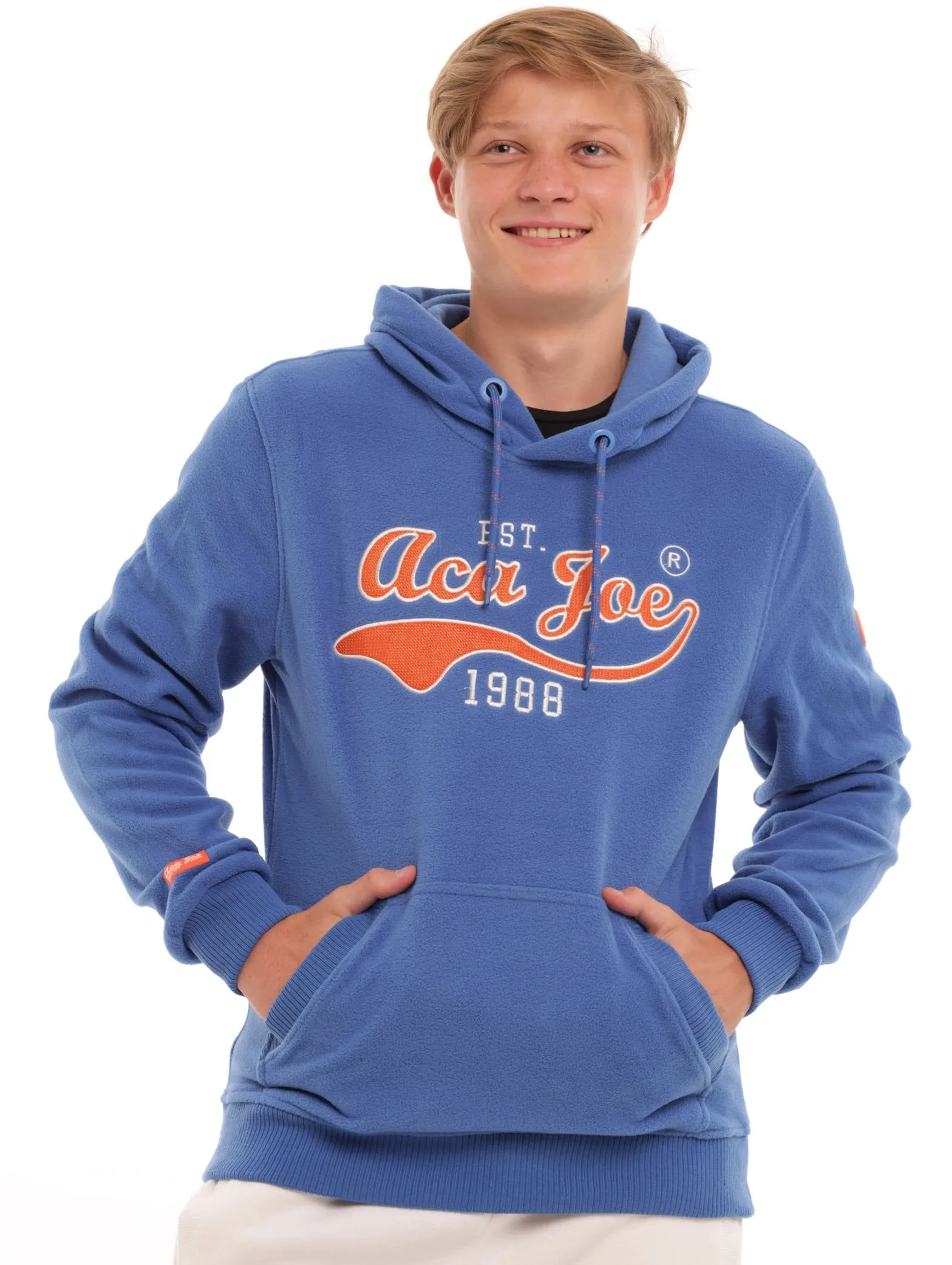 Men's Rubber Logo Polar Tracktop - Blue sold by Edgars