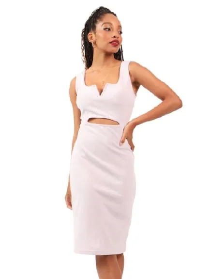 Ladies V-Prong Midi Dress - Lilac sold by Edgars