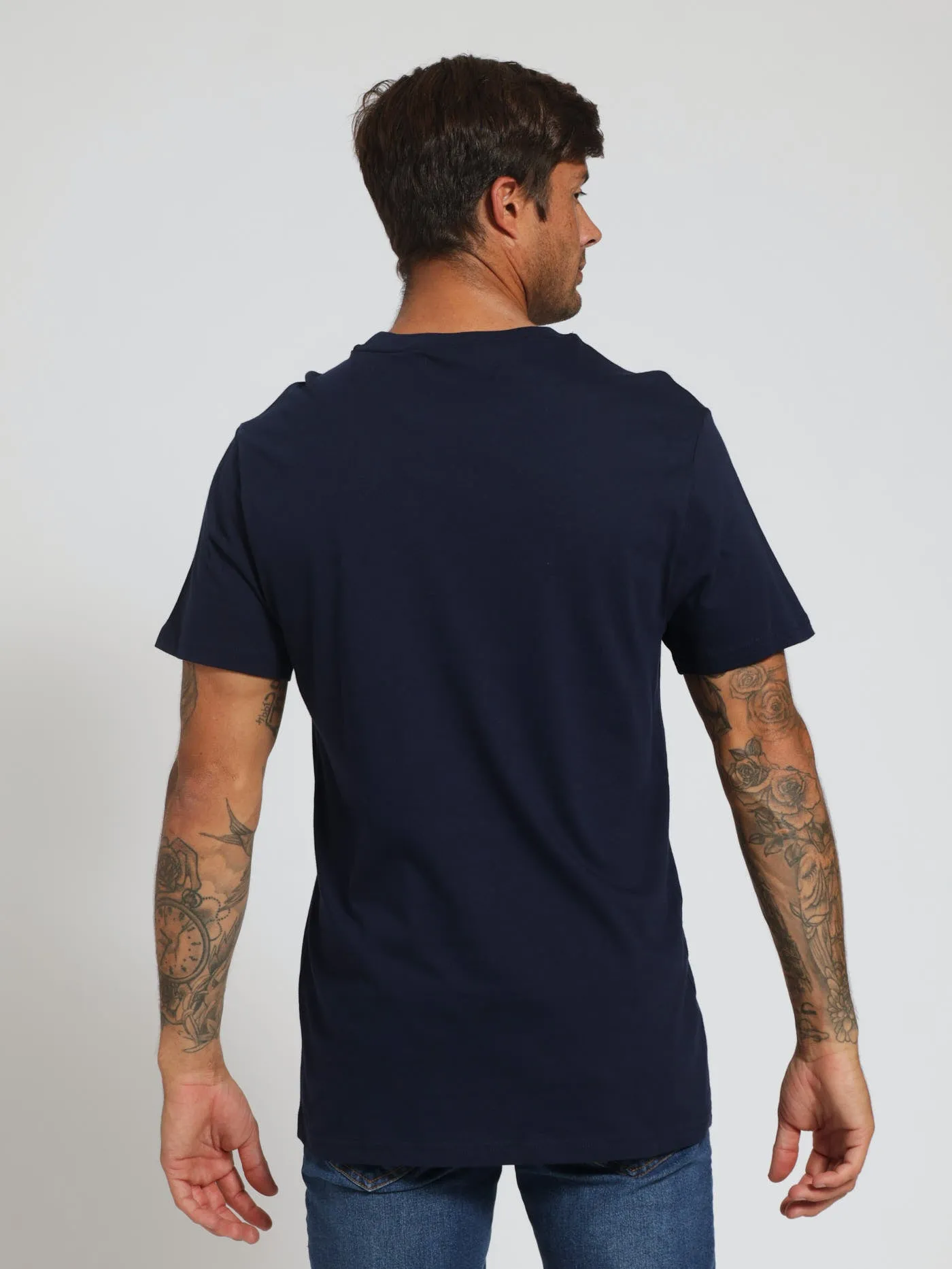 Embossed St Moritz Tee - Navy sold by Edgars product image thumbnail 4